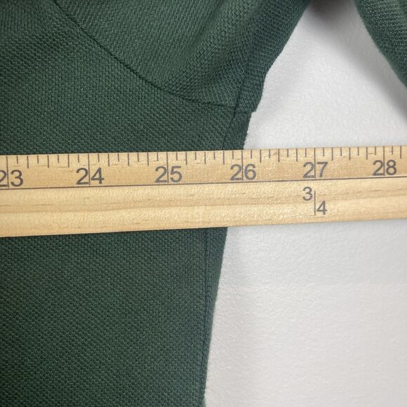 Polo Ralph Lauren Men Shirt XL Kelly Green Cotton Long Sleeve Polo Preppy Golf - Picture 6 of 7